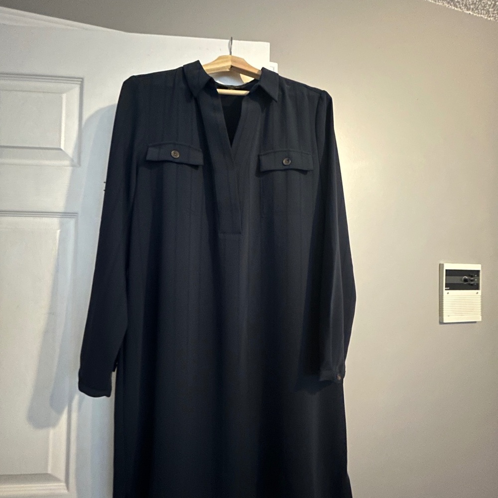 Navy blue Shirt Dress